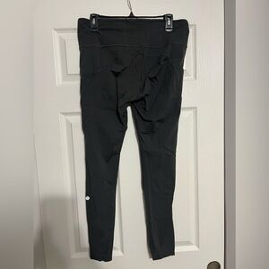 Lululemon Swift Speed grey leggings with pockets size 12